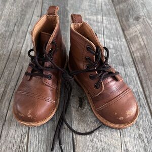 Mikoleon Classic Heirloom Brown Kids Leather Boots